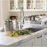 white marble counter tops